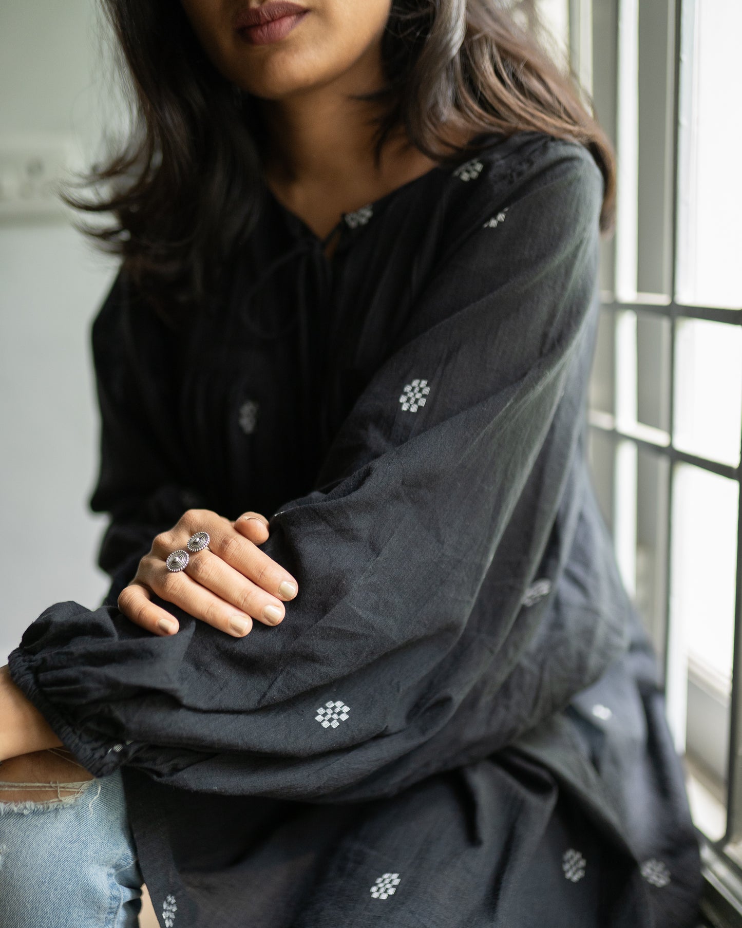 Irresistibly Comfy Black Top