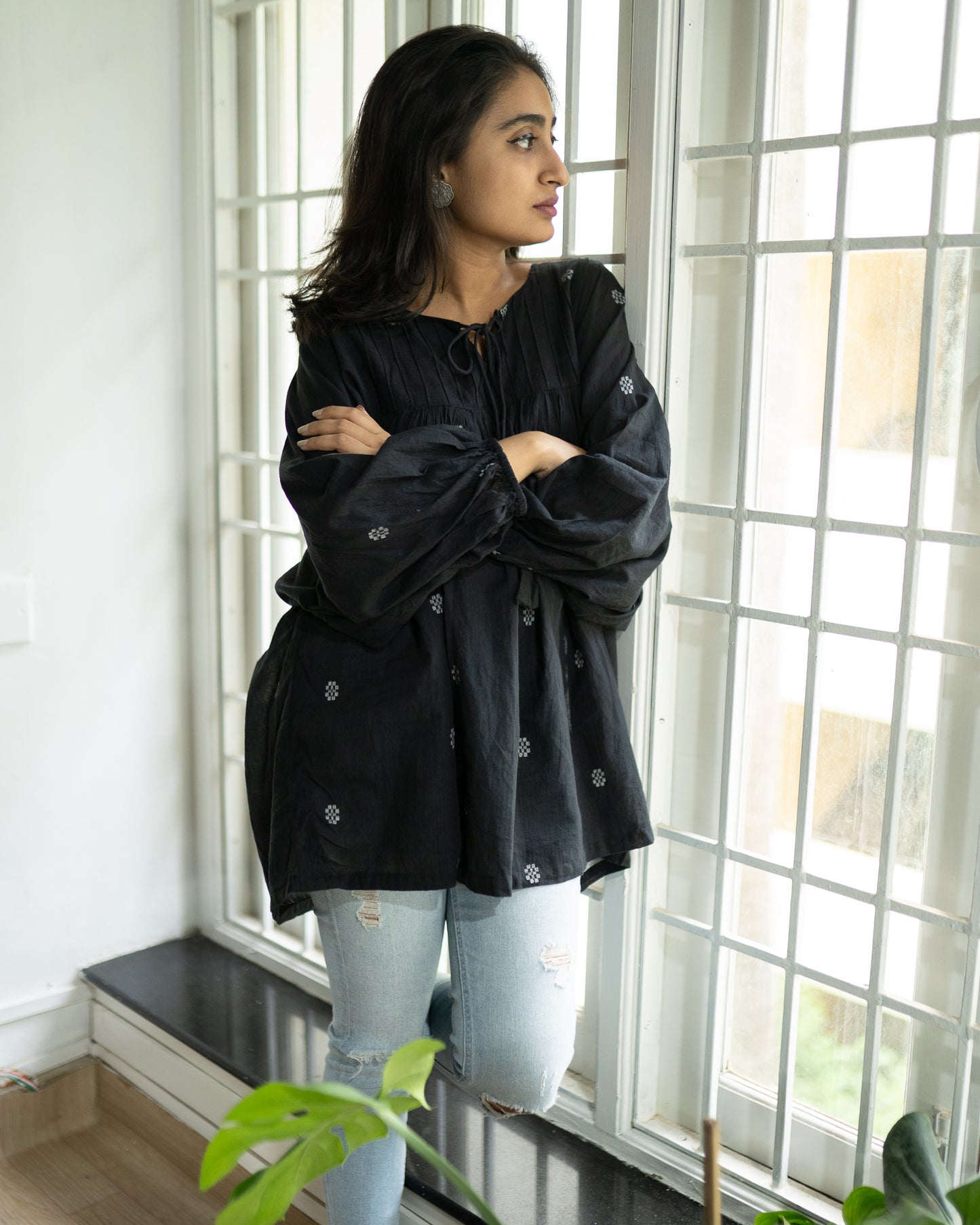 Irresistibly Comfy Black Top