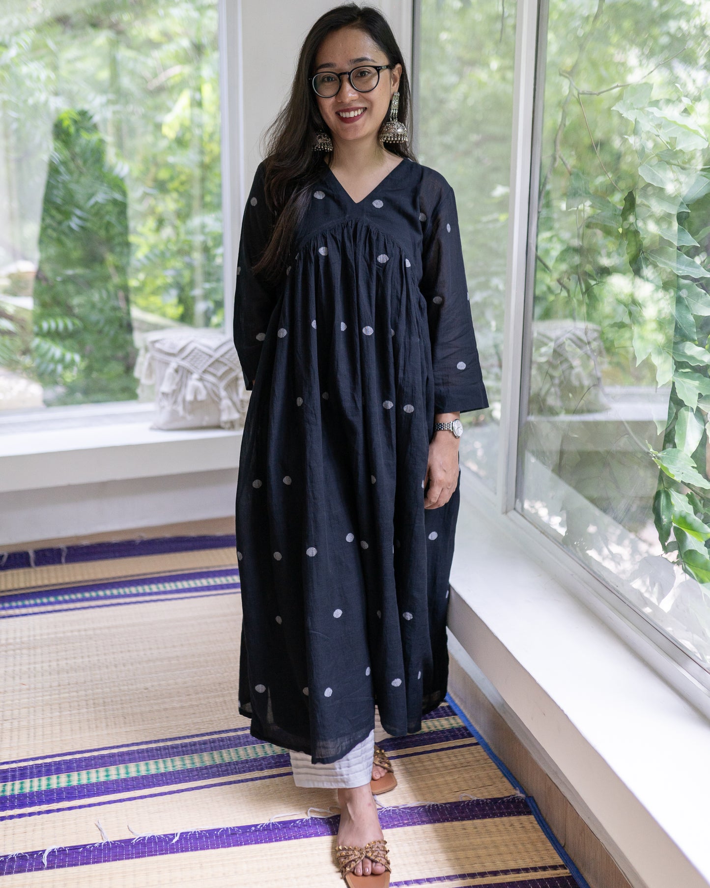 Timeless Polka Jamdani Kurta