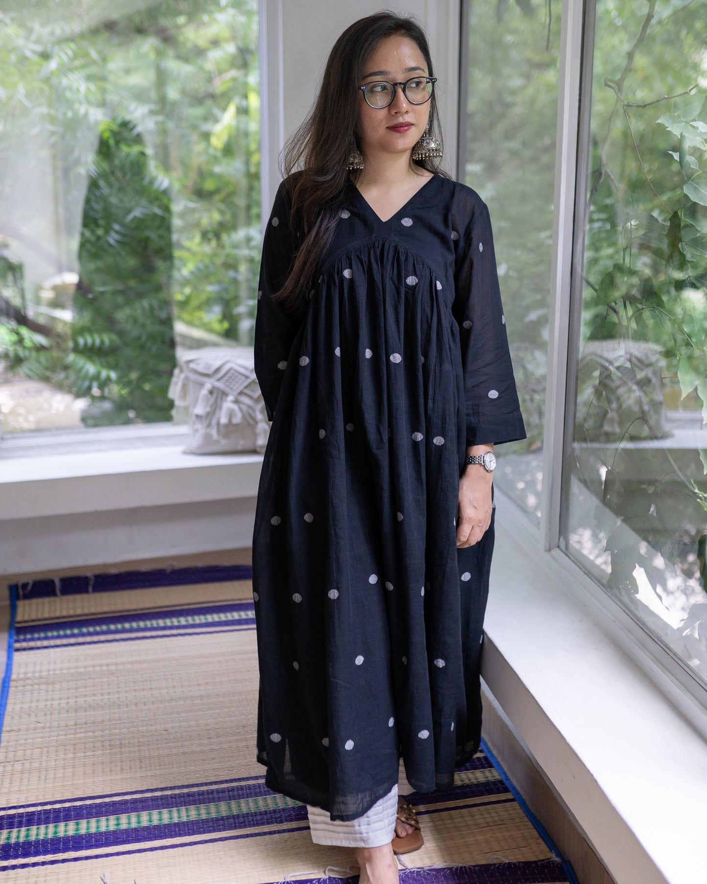 Timeless Polka Jamdani Kurta
