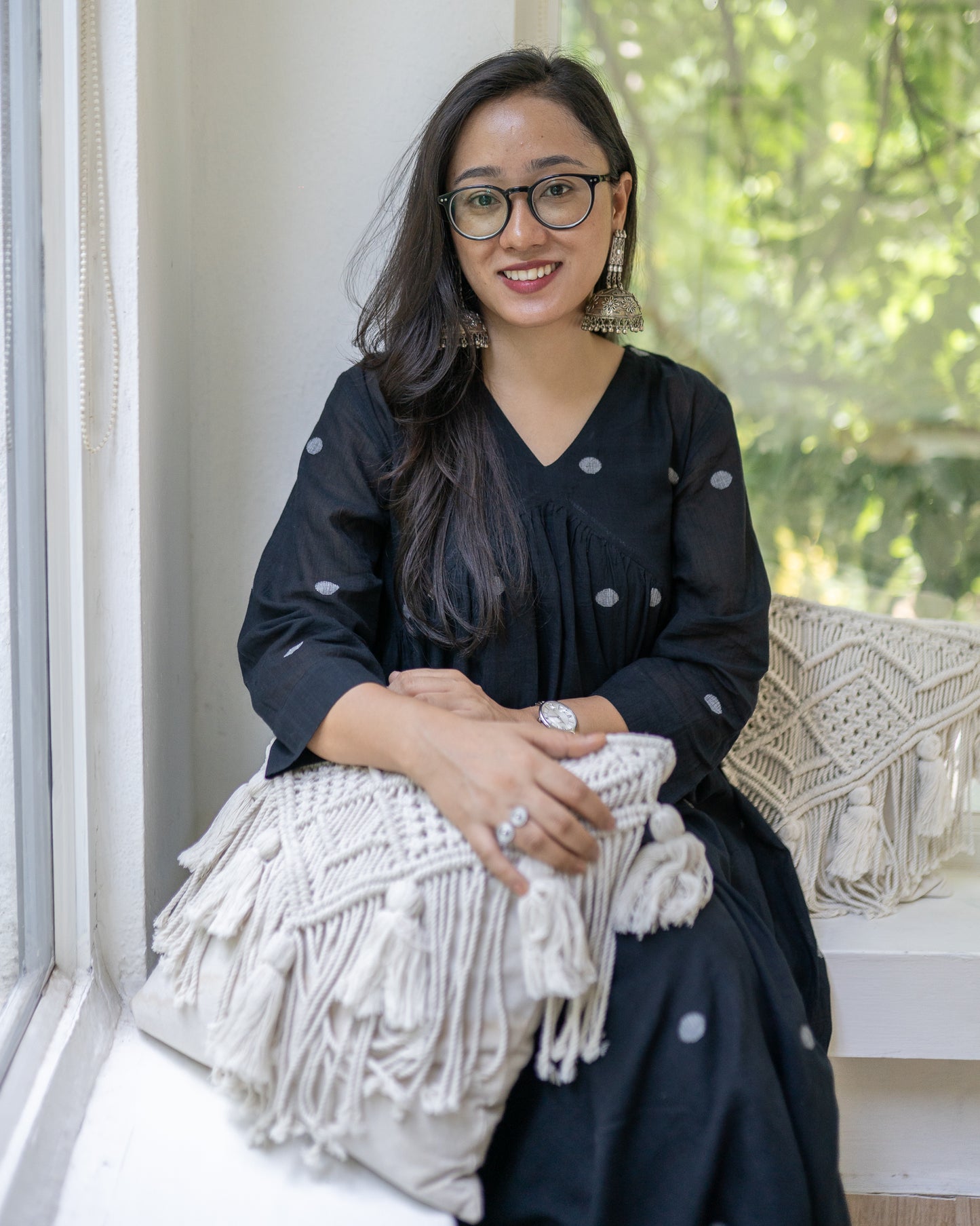 Timeless Polka Jamdani Kurta