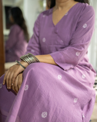 Lilac Joy Jamdani Kurta